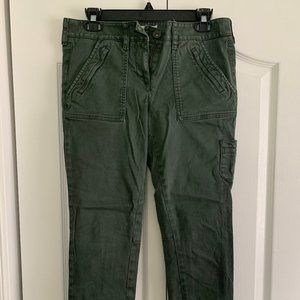 LOFT Skinny Ankle Jean, Olive/Hunter Green, 4S